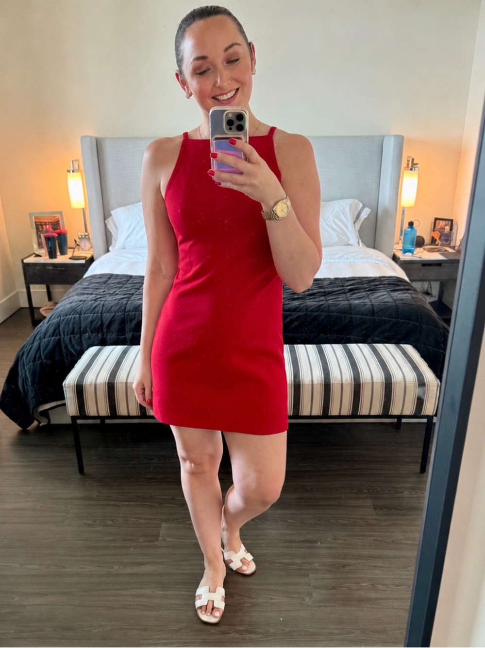 Zara Classic Little Red Dress S